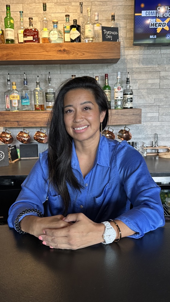 Jessica, lounge and bar at Scissors & Scotch Uptown Charlotte