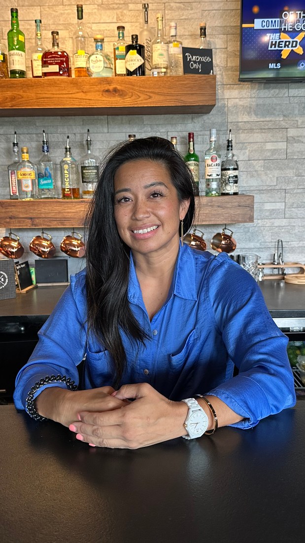 Jessica, lounge and bar at Scissors & Scotch Uptown Charlotte