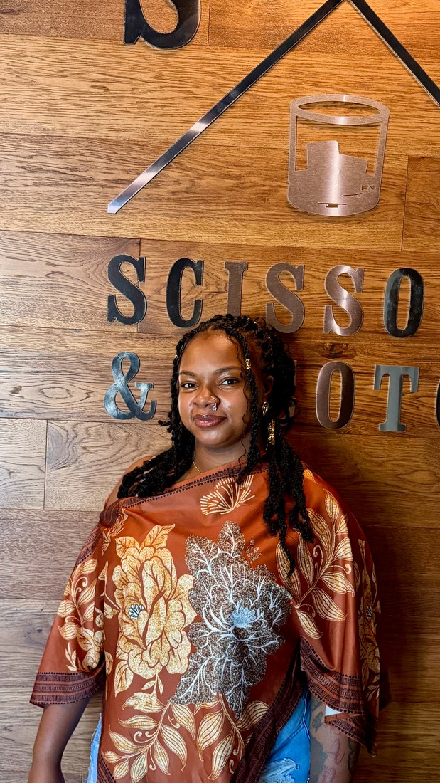 Kara, stylist at Scissors & Scotch Uptown Charlotte