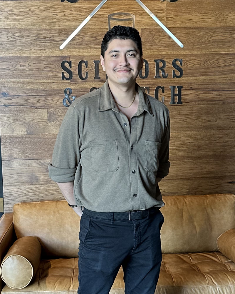 Willy, lounge and bar at Scissors & Scotch Uptown Charlotte
